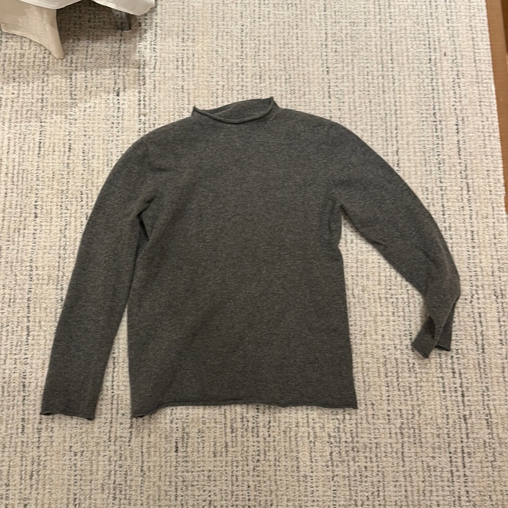 100% Italian cashmere grey sweater - semiluna by utaraasch